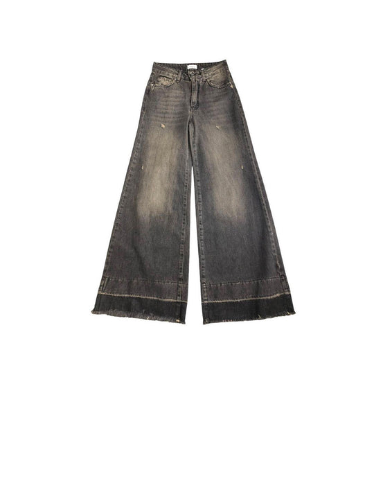 Jeans Palazzo - Grigio