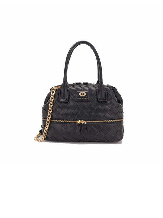 Essentials Big Wov.Hand Bag Synthetic - Black
