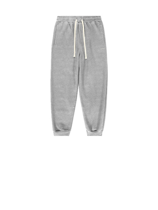Pantalone Felpa Con Tasche Con Zip - Heather Grey