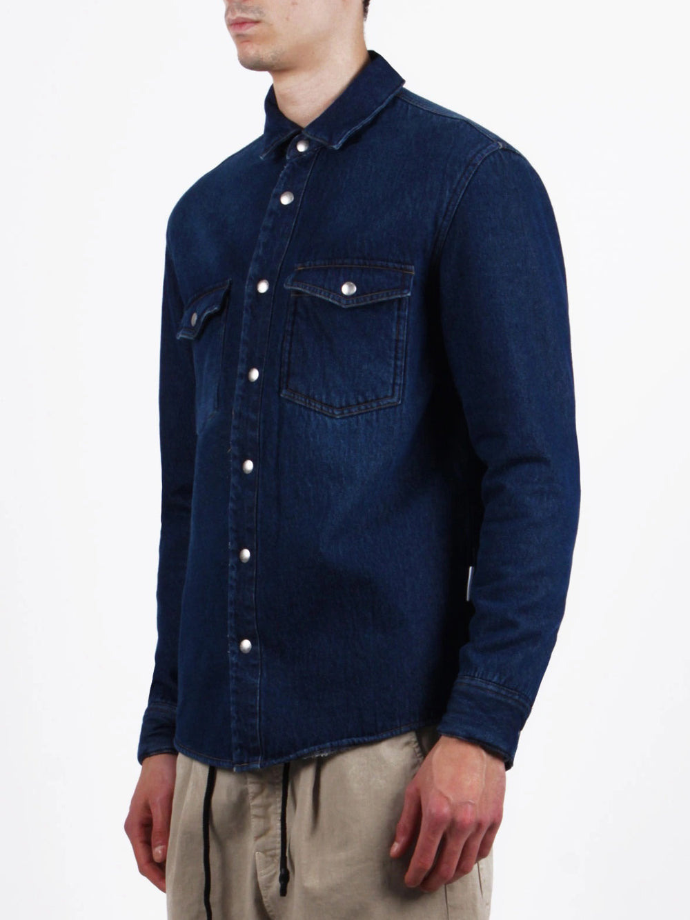 Teddy Denim Overshirt - Denim — 2