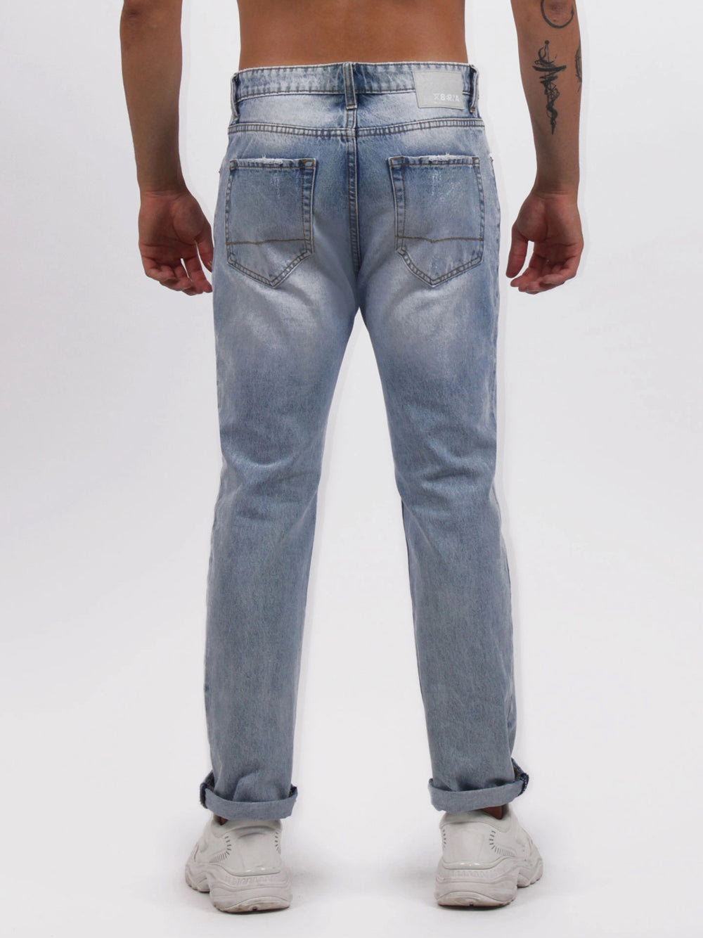 Jeans Regular Colore Unico — 3