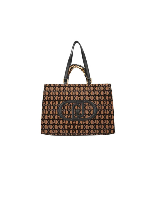 L Tote - Jacquard Deer