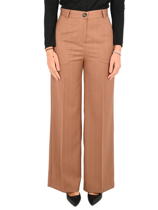 Pantalone Gessato - Cammello