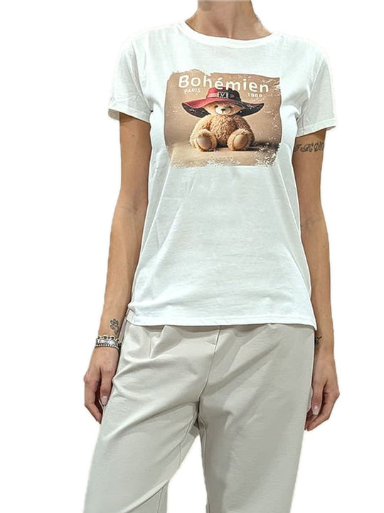 T-shirt Orso Bohemien