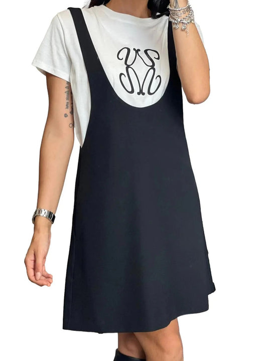 Abito T-shirt - Nero