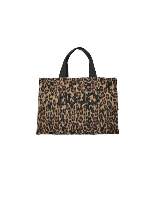 Tote L - Brown Animalier