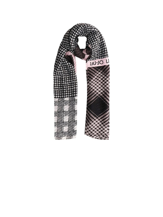 Ecs Stola Geometrica - Nero