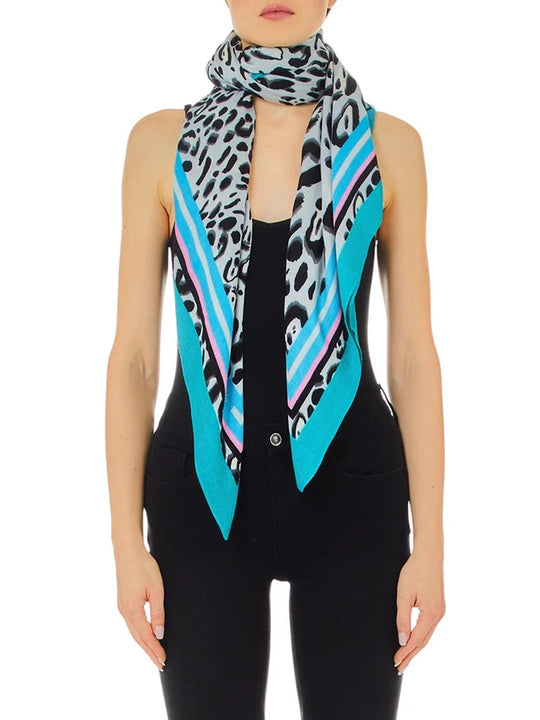 Foulard Girlish Spot 120x120 - Cobalt