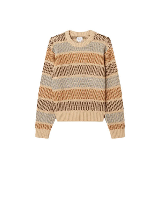 Benjamin Crewneck - Brown Multi