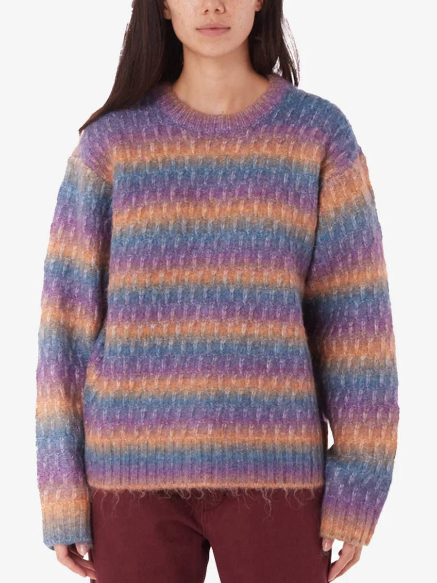 Daytrip Crew Sweater - Purple Multi