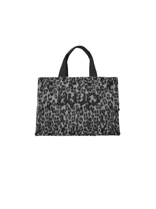 Tote L - Black Animalier
