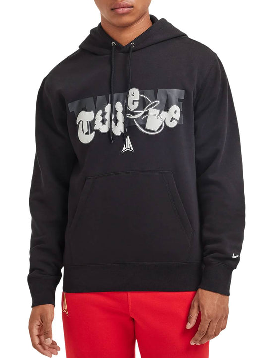 Ja Men's Club Fleece Basketball - Black Light Silver