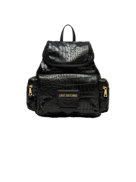 Zaino Pl Soft Croco - Nero