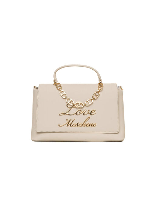 Borsa Pu Grs - Avorio + Chain