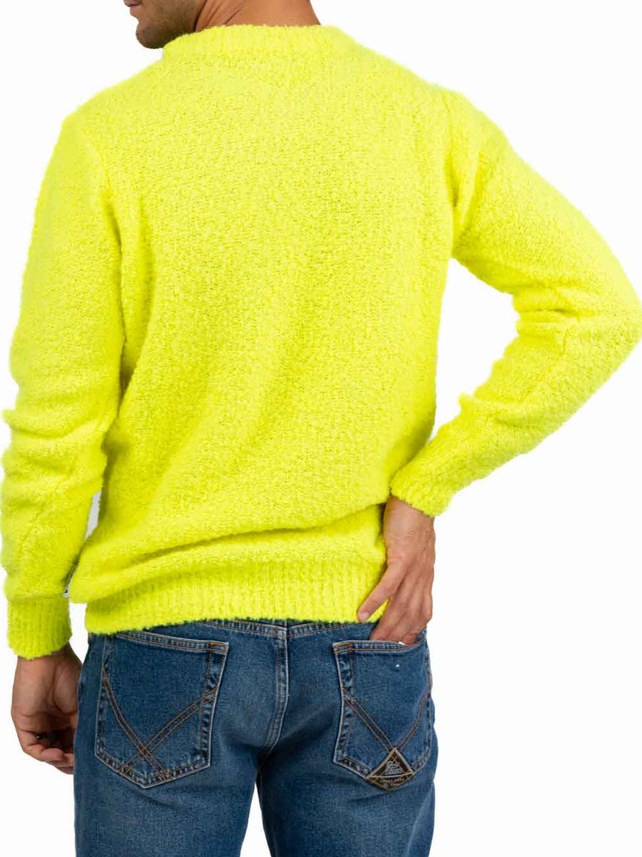 Berna M Girocollo Rasato ROV - Giallo Fluo — 2