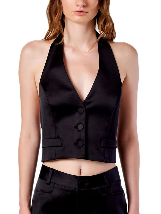 Top Gilet - Nero