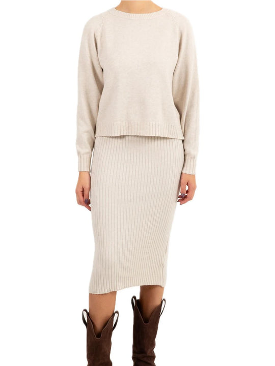Abito + Maglia - Beige