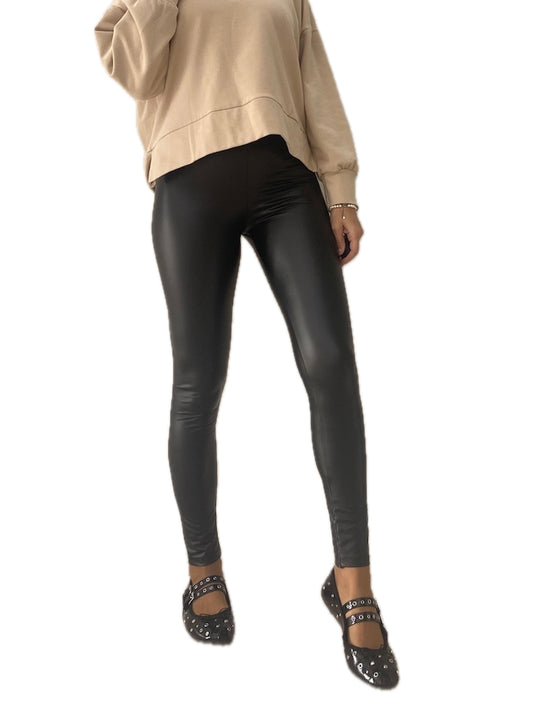 Leggings Ecopelle - Nero