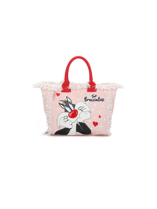 Borsa Looney Tunes Summer Lt Tessuto Canvas