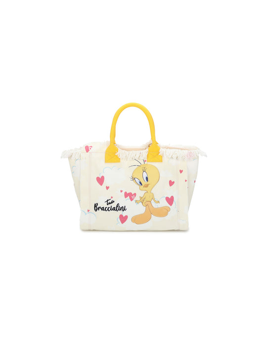 Borsa Looney Tunes Summer Lt Tessuto Canvas