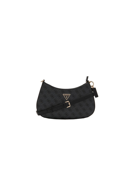 Noelle Top Zip Shoulder Bag - Coal Logo