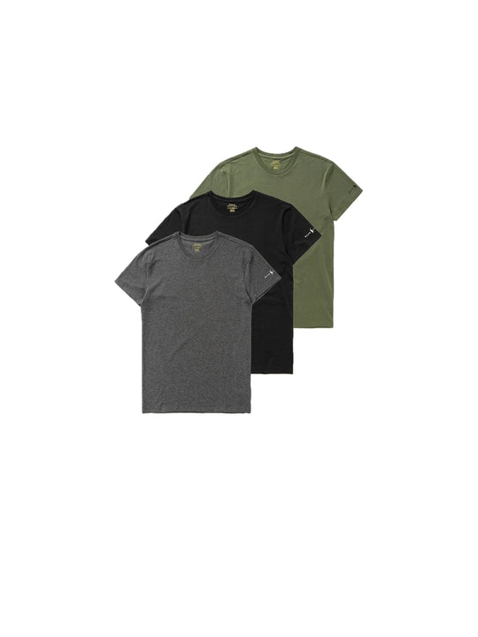 S/s Crew 3 Pack Undershirt - Multi