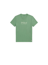 S/s Crew Sleep Top - Pistachio Text Logo