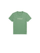 S/s Crew Sleep Top - Pistachio Text Logo