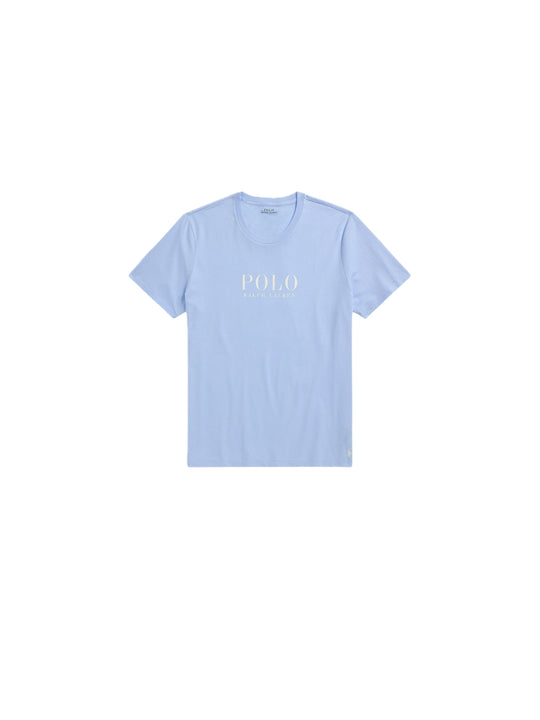 S/s Crew Sleep Top - Office Blue