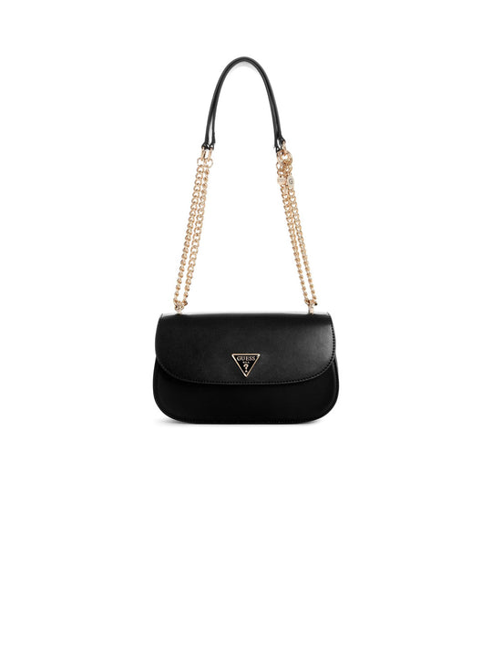 Daryna Top Zip Shoulder Bag - Black