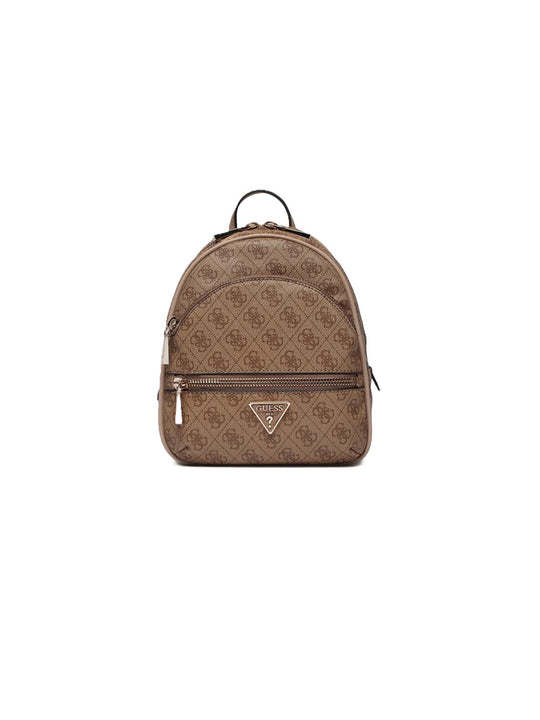 Manhattan Backpack - Latte Logo