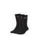 Everyday cushioned training socks - black