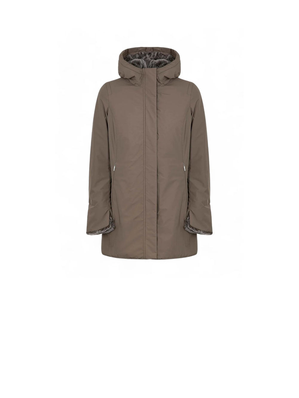 Marmolada Suns Giacca Suns Boards Marmolada Fur Fossil Beige Donna