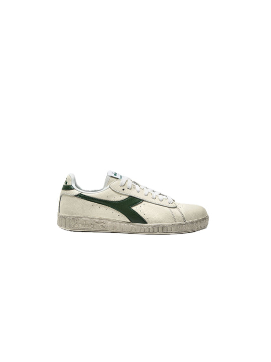 Game L Low Waxed - White/Foliage Green