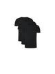 Short-Sleeve Crew Neck Undershirts (3-Pack) - Black