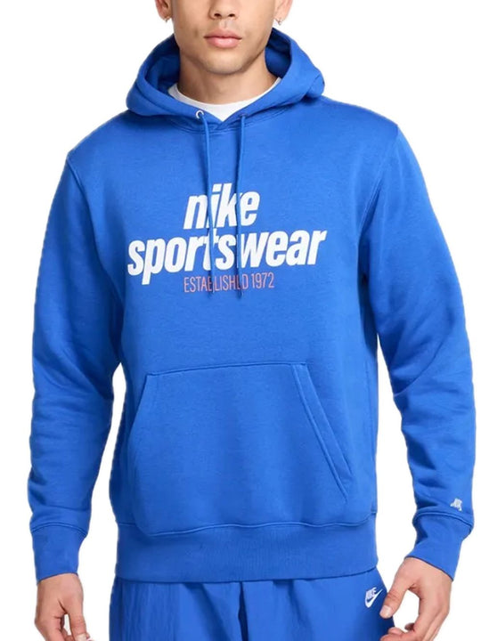 Nike Club Men's Fleece Hoodie - Game Royal
