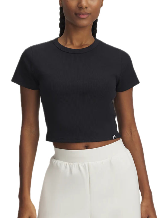 Ua Rival Rib Baby T - Black