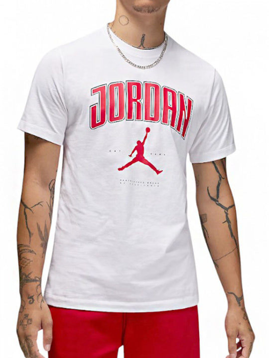 Jordan Men's T-shirt - White Gym Red