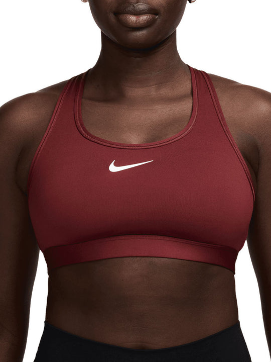 Nike Swoosh Medium Support Women's - Dark Team Red White