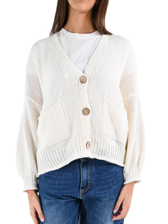 Giacca Corta Tasche - Panna