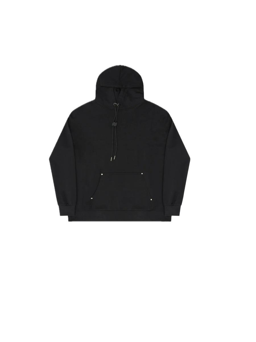 Embroydered Hoodie - Unique Black — 2