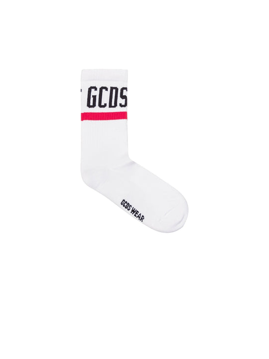 Gcds Logo Socks - White