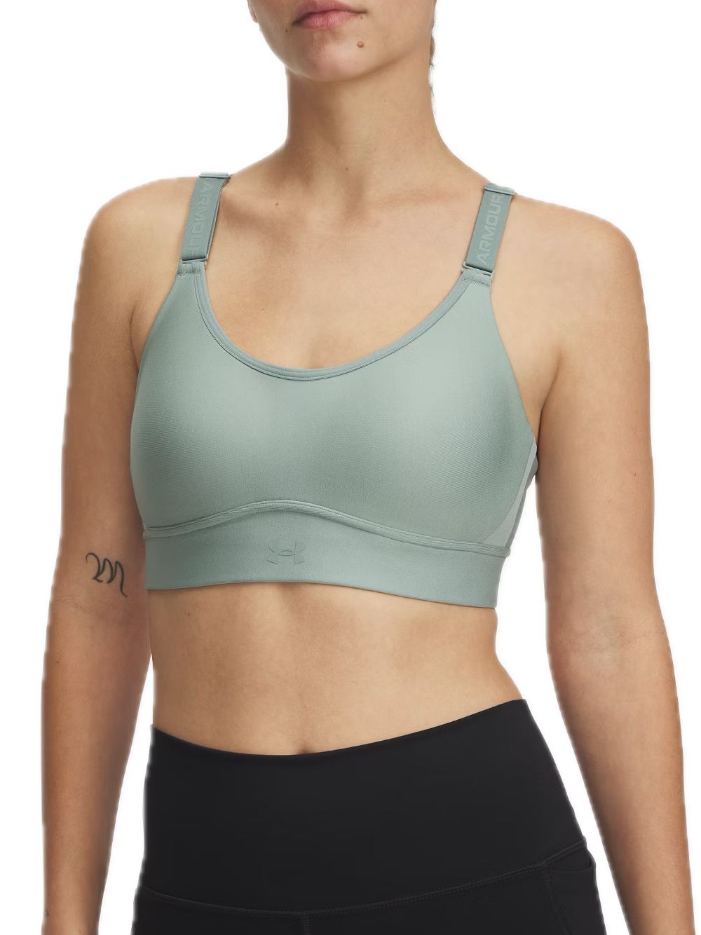 Ua Infinity Mid 2.0 Bra - Silica Green — 1