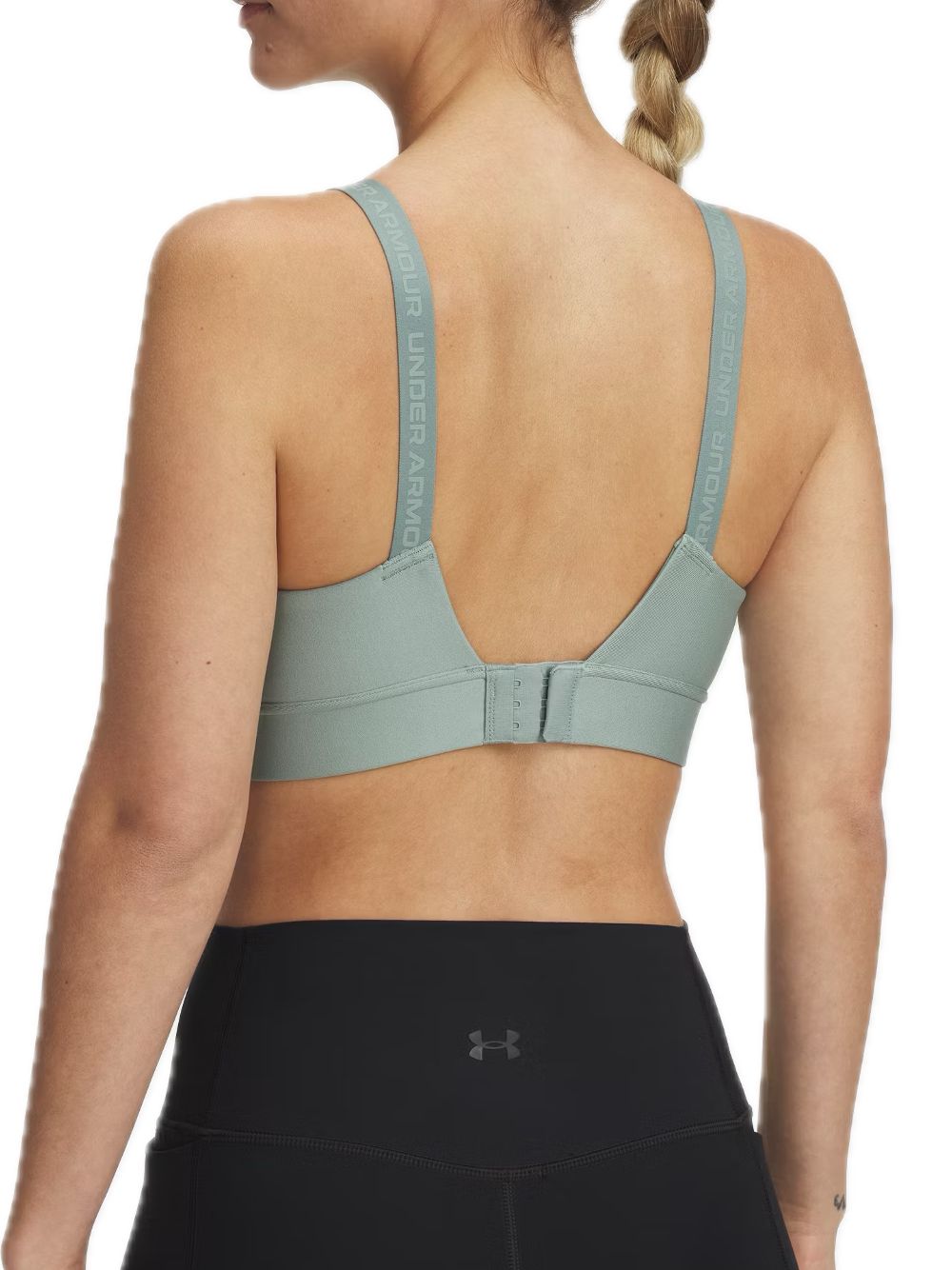 Ua Infinity Mid 2.0 Bra - Silica Green — 2