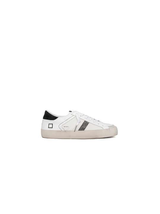 Hill Low Half Nylon - White Black
