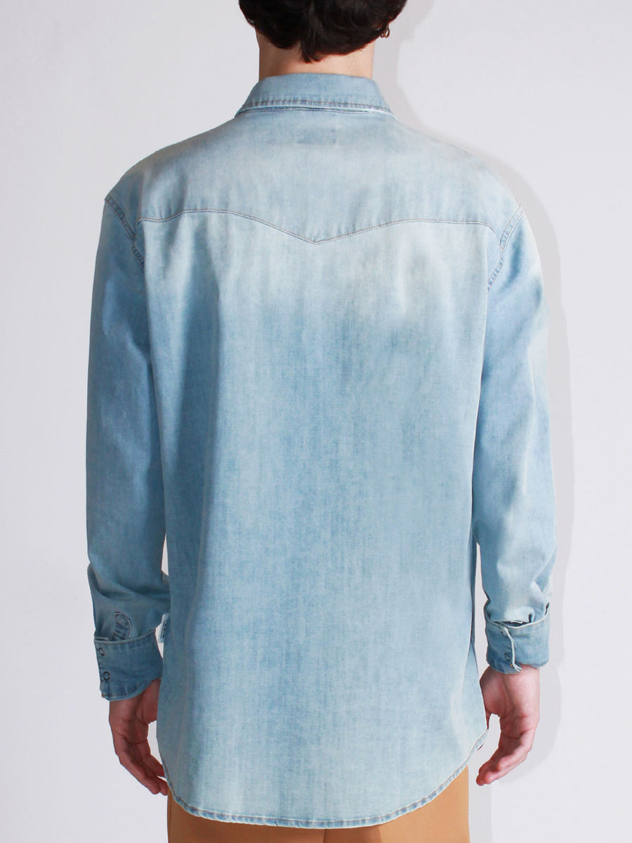 Camicia Denim - Colore Unico — 2