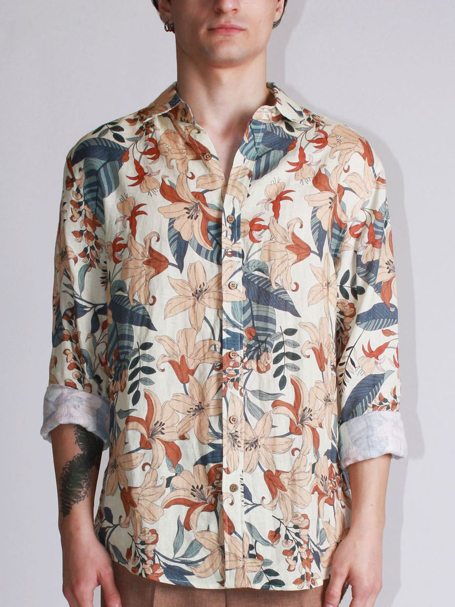 Camicia Lino - Fantasia