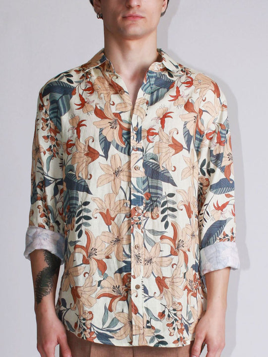 Camicia Lino - Fantasia
