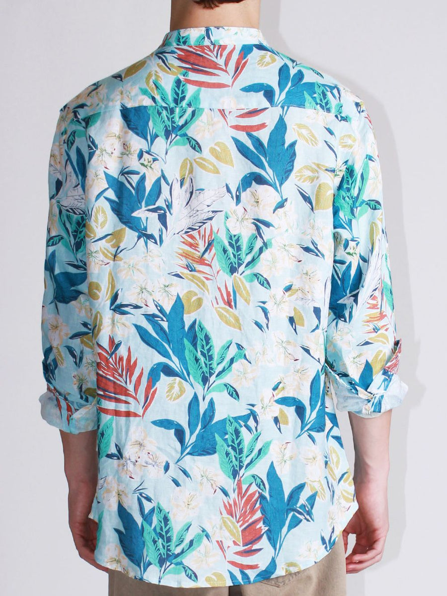Camicia Lino Coreana - Fantasia — 2
