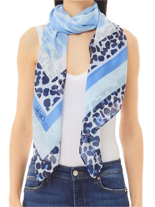 Ecs Foulard Mix Animalier - Cielo
